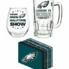 Best reviews of 🎁 Evergreen Philadelphia Eagles Stemless Wineglass & Beer Stein 😀