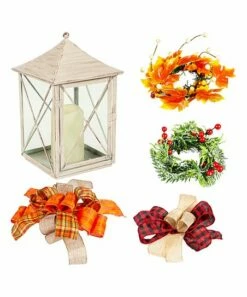 Brand new ✔️ Evergreen LED Lantern & Faux Flower Décor Set 🛒