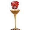 New 🥰 Evergreen San Francisco 49ers Red & Gold 17-Oz. Wineglass & Gift Box 🛒