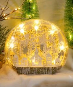 Discount 😍 Evergreen Light-Up 'Seasons Greetings' Disc Box Sign 🔔