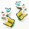 Best deal 🛒 Evergreen Yellow & Pink Butterfly Door Corners - Set Of Two 🎁