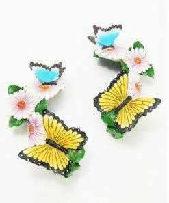 Best deal 🛒 Evergreen Yellow & Pink Butterfly Door Corners - Set Of Two 🎁