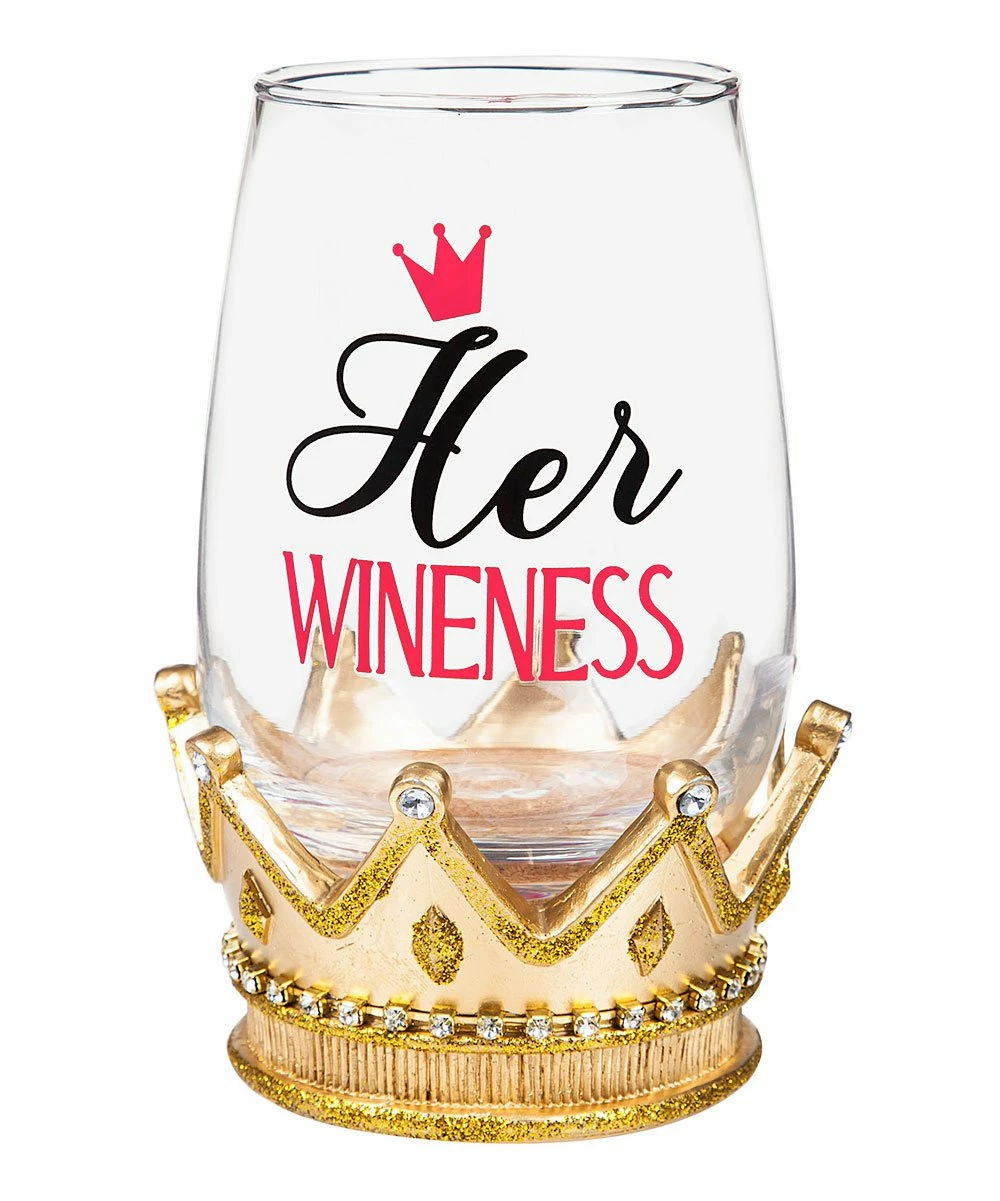 Brand new β¨ Evergreen Black & Red 'Her Wineness' Stemless Wine Glass & Goldtone Coaster π 2 Brand new β¨ Evergreen Black & Red 'Her Wineness' Stemless Wine Glass & Goldtone Coaster π - Image 2