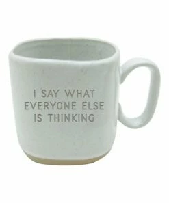 Best reviews of ✨ Evergreen White 'I Say What Everyone Else Is Thinking' Mug 👍