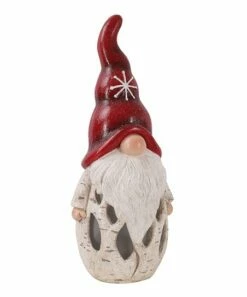Hot Sale 🌟 Evergreen Red Hat LED Gnome Garden Statue 🛒