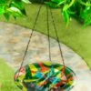 Deals 💯 Evergreen Dragonflies Glass Hanging Birdbath 🔔